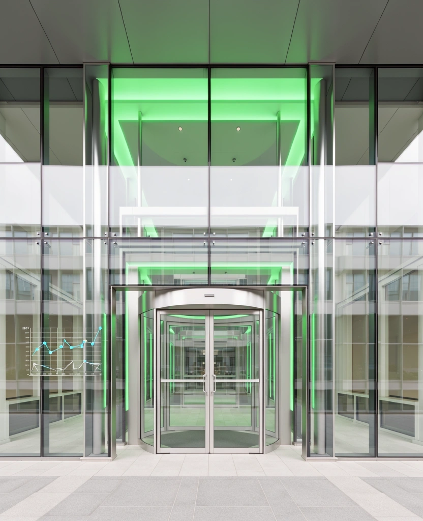 Corporate headquarters detail